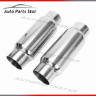 1PAIR 3" Inlet Outlet Stainless Steel Exhaust Muffler 12" Overall Length New. Price: $64.99.