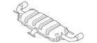 Genuine Mazda Exhaust Muffler PY35-40-100B New. Price: $867.47.