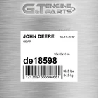 DE18598 Gear Fits John Deere (surplus Open Box) New. Price: $4085.45.