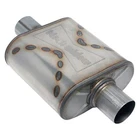 Black Widow Race Venom Ss Oval Gray Exhaust 3.5 Inch Muffler Universal BW0011-C New. Price: $133.92.