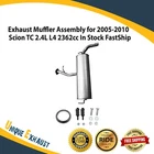 Exhaust Muffler Assembly For 2005-2010 Scion Tc 2.4L L4 2362CC In Stock Fastship New. Price: $185.24.
