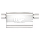 Exhaust Muffler Stainless Steel Oval Bi-direction Silver 2.5" New. Price: $174.00.