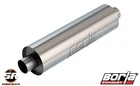 Borla 400436 Universal 24" Long Body Specialty Muffler 3" Center Inlet & Outlet New. Price: $244.99.