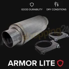 Mbrp R2009 4" Inlet/outlet 12" Body 18" Overall Universal Exhaust Resonator New. Price: $174.99.