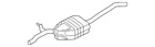 Genuine Audi Exhaust Muffler 8K0-253-609 New. Price: $1420.32.