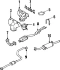 Genuine Mazda Exhaust Muffler Z550-40-100B New. Price: $40.88.