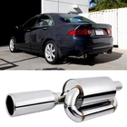 For Acura Tlx Tsx Twin Loop Exhaust Muffler 2.5" 4.0" Out Tip Polished New. Price: $95.11.