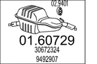 Mts 01.60729 Rear Muffler For Volvo Neu. Price: $175.08.