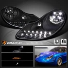Black Fits 1997-2001 Porsche 996 911 Boxster 986 Led Signal Projector Headlights New. Price: $929.38.