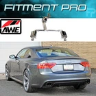 Awe Touring Edition Cat-back Exhaust System For 2013-2015 Audi RS5 4.2L V8 Coupe New. Price: $1960.00.