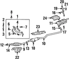 Genuine Gm Muffler W/tailpipe 94859378 New. Price: $89.55.