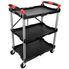 Performance Tool W53990 Pack-n-roll Folding Collapsible Service Cart 200LB Black New. Price: $114.94.