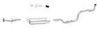 For 1987 1988 1999 Ranger 2.0 2.3L 108" 114" Wheelbase Muffler Tail Pipe Exhaust New. Price: $201.00.