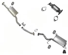 Converter Resonator Pipe Dual Outlet Rear Muffler For 2011-2013 Kia Sorento 3.5L New. Price: $656.00.