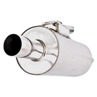 Exhaust Muffler Varex Stainless Steel Round 2.5" Center Id, New. Price: $359.10.