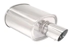 Megan M-oe Stainless 3.5" Tip Oval Turbo Exhaust Muffler 3" Inlet W/ Silencer New. Price: $149.99.