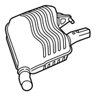 Genuine Mercedes-benz Oe Exhaust Gas Line, Rear 206-490-24-01 New. Price: $1513.02.