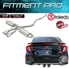 Afe 49-36621-P Takeda Cat-back Exhaust For 2017-2020 Honda Civic Si Sedan 1.5L New. Price: $1367.10.