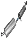 Walker Quiet-flow 56124 Direct Fit Exhaust Muffler Assembly 2" Inlet (od) 1.9 New. Price: $326.14.