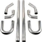 2.5'' Diy Custom Mandrel Exhaust Pipe Tube Inch, Silver New. Price: $158.59.