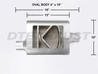 Different Trend Offset / Center Muffler 3.00" Id X Od 19 Inch Length New. Price: $59.20.