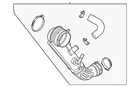 Genuine Ford Engine Air Intake Hose P1MZ-9B659-A New. Price: $271.02.