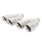 Mishimoto MMEXH-TIP-QY25P Dual-y Exhaust Tips 2.5" Inlet 3.5" Outlet New. Price: $216.81.