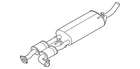 Genuine Nissan Muffler & Pipe 20100-9BT1B New. Price: $688.92.