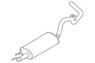 Genuine Ford Exhaust Muffler KL3Z-5230-A New. Price: $1229.39.