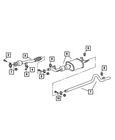 Genuine Mopar Exhaust Muffler 5119762AA New. Price: $2618.09.