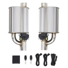 Universal Valved Muffler Kit 3 Inch With Exhaust Remote, 2PCS(LEFT&RIGHT) New. Price: $347.69.