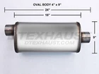 Flow Ii 49259 Performance Muffler Universal 3.0" Inlet Outlet 24" Long New. Price: $139.99.