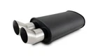 Vibrant 12331 For Streetpower Flat Blk Muffler Dual 304SS Brushed Tips 9IN X 5IN New. Price: $279.99.