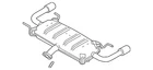 Genuine Mazda Muffler PYA3-40-100A New. Price: $712.02.