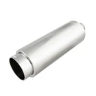 Dc Sports EX-5012 Universal Stainless Steel Round Straight Muffler 2" 4" Out New. Price: $66.50.