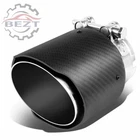 Carbon Fiber Pattern Performance Muffler Exhaust Tip 2.5"INLET 4" Slant Outlet New. Price: $60.00.