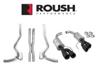 2018-2026 Mustang Gt Coupe Roush Cat Back Exhaust System X-pipe Black Quad Tips New. Price: $1499.99.