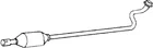 Exhaust Centre Middle Silencer For Toyota Yaris/vitz GTY667 Oem Quality New. Price: $214.25.