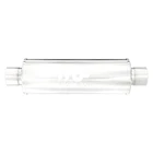 Exhaust Muffler Stainless Steel Round Chamber Bi-direction Satin Gray New. Price: $139.00.