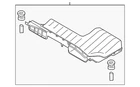 Genuine Nissan Engine Air Intake Hose 16554-5AA1A New. Price: $209.10.