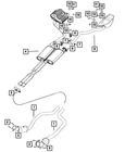 Genuine Mopar Front Pipe And Converter Right 68418488AA New. Price: $2164.80.