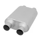 Ap Exhaust Xlerator Vx Performance 19" Oval Muffler W/ 2.25" Dual Inlet Outlet New. Price: $49.28.
