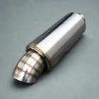 K-tuned Turndown Universal Muffler 304 Stainless Steel Alloy 2.5" Out 3" New. Price: $179.99.