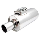 Exhaust Muffler Varex Stainless Steel Round 3.5" Center Id, New. Price: $445.50.