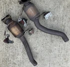 Genuine 07-09 Audi Q7 4.2L Bar Rear Downstream Exhaust Pipe Set Right & Left Used. Price: $300.00.