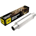 Magnaflow Performance Exhaust Muffler Ss 2.5" C/c - Round 14" Body 10416 New. Price: $123.57.