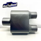 Speedfx 3 Single Inlet Performance Muffler W/ Dual 2.5 Outlet Stainless Steel New. Price: $49.95.