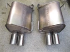 2011-2016 Subaru Wrx Oem Sakamoto Axle-back Exhaust Mufflers MMFG9L & MMFG9R Used. Price: $220.00.