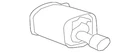 Genuine Gm Muffler 92249200 New. Price: $367.02.