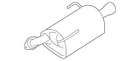 Genuine Subaru Muffler 44300AN01B New. Price: $186.37.